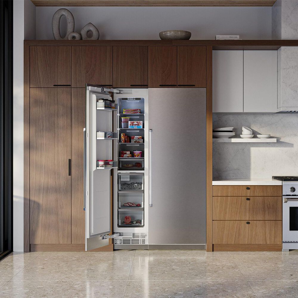 Thor Kitchen 8.6 Cu. Ft. Built-In Column Freezer with Field Reversible Door in Stainless Steel, , large