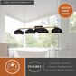 Vaxcel Belmont 4-Light Bathroom Vanity in Matte Black and Satin Brass, , large