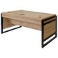 Wycliff Bay Mason 3-Drawer Writing Desk in Monarca and Dark Bronze, , large