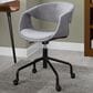 Lumisource Curvo Task Chair with Grey Cushion in Black, , large