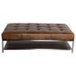 Jonathan Louis Randall Estate Leather Ottoman in Echo Umber, , large