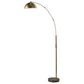 37B Bolton LED Arc Lamp with Smart Switch in Antique Brass and Brown, , large