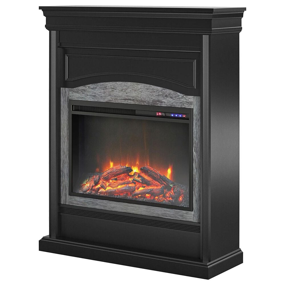 DHP Eva Electric Fireplace in Black, , large