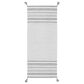Safavieh Montauk MTK215F 2"6" x 6" Grey and Ivory Runner, , large