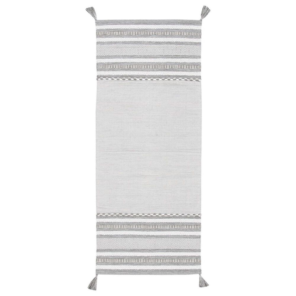 Safavieh Montauk MTK215F 2"6" x 6" Grey and Ivory Runner, , large