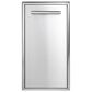 Coyote Outdoor 15" Single Pull Out Trash and Recycle Bin in Stainless Steel, , large