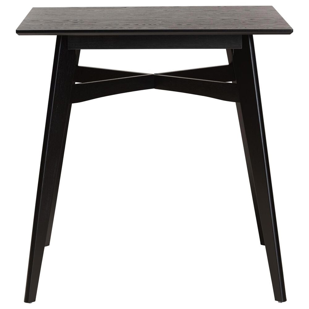 Baxton Studio Leena Counter Height Pub Table in Black, , large