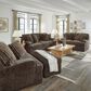 Ashley Aylesworth Stationary Loveseat in Chocolate, , large