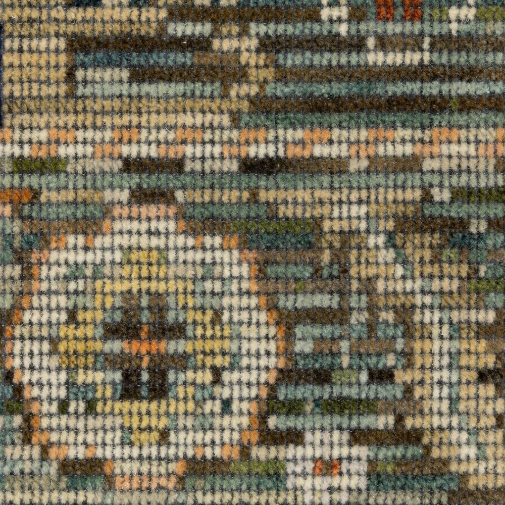 Oriental Weavers Legacy Green, Orange and Blue 2'6" x 10' Runner, , large
