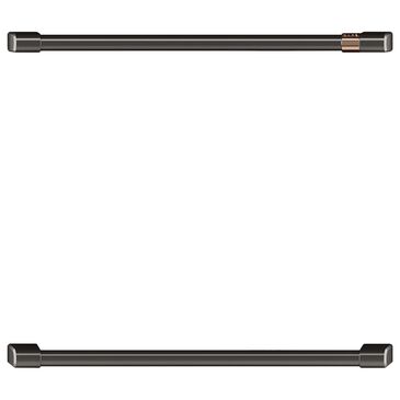 Cafe Handle Kit for Range in Brushed Black, , large