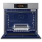 Samsung Bespoke 2-Piece Kitchen Package with Stainless Steel Bespoke 30" Single Wall Oven and Black 30" Induction Cooktop, , large