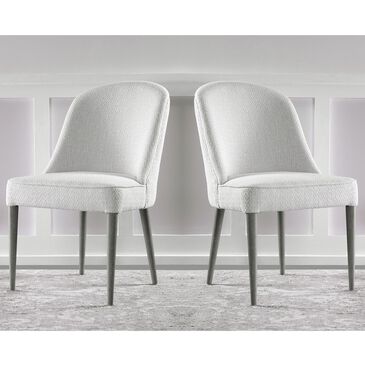 Uttermost Brie Armless Chair set of Two in White, , large