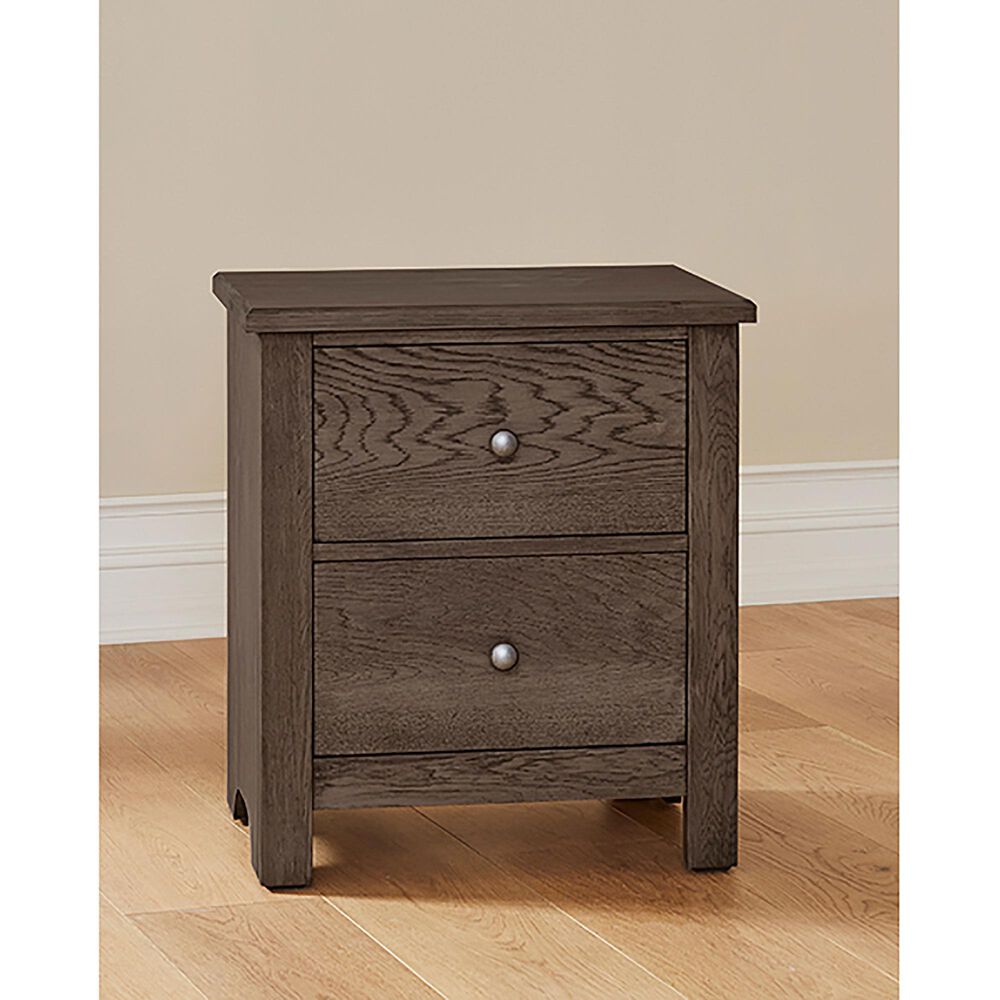 Viceray Collections Fundamentals 2-Drawer Nightstand in Grey, , large