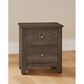 Viceray Collections Fundamentals 2-Drawer Nightstand in Grey, , large