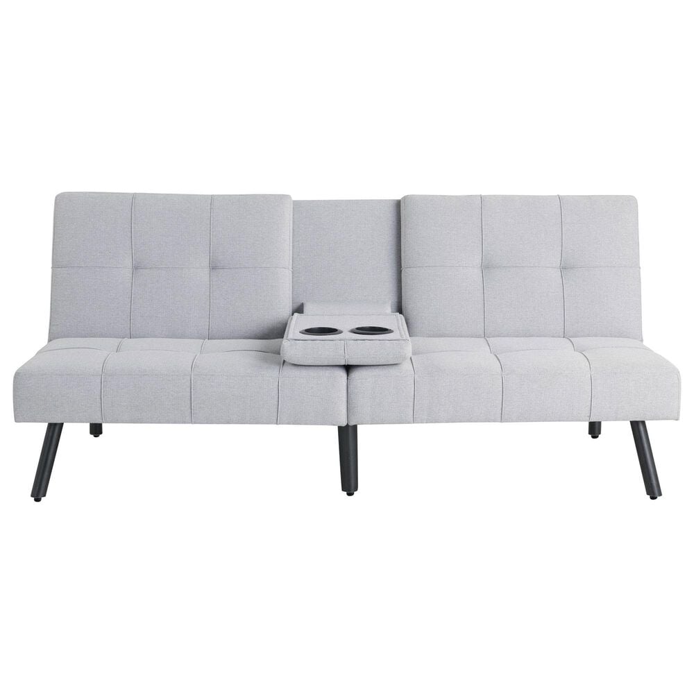 Lifestyle Solutions Larken Convertible Sofa in Light Gray, , large