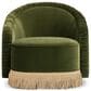 Jennifer Taylor Home Serena Barrel Accent Chair in Olive Green, , large