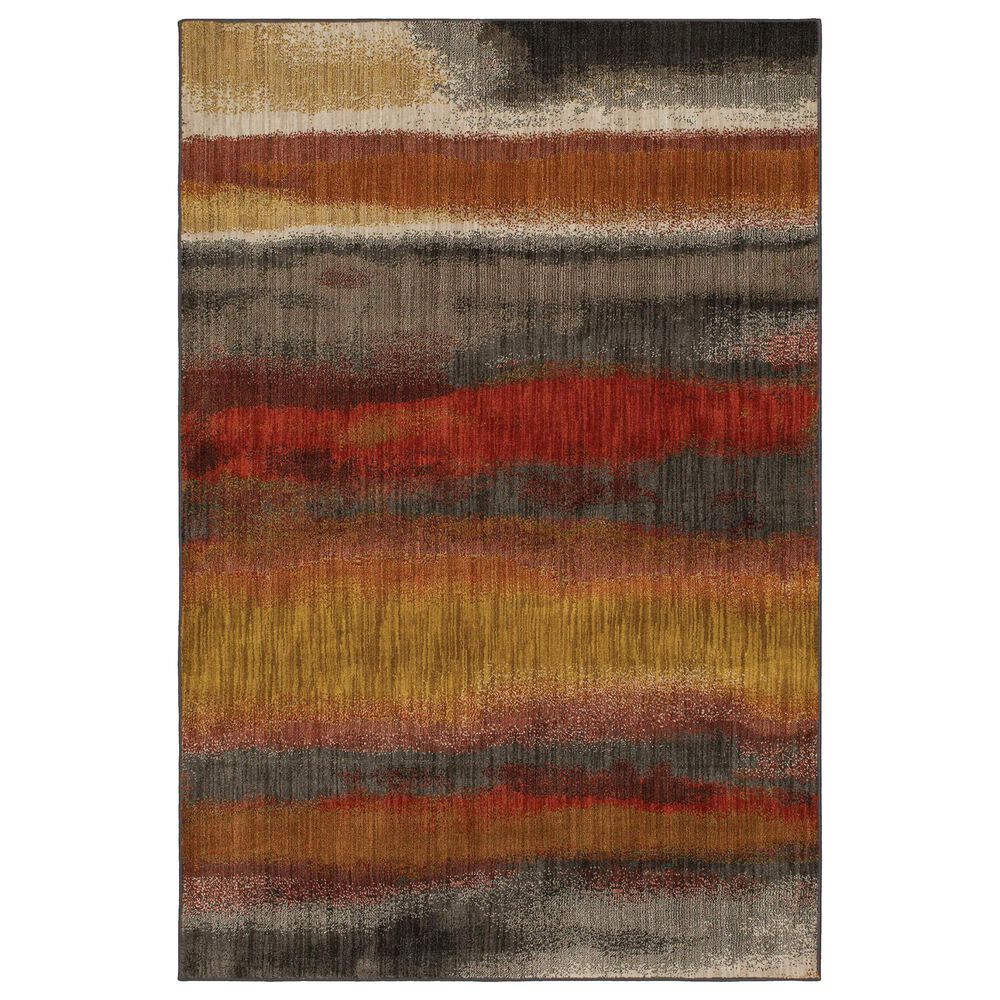 Karastan Elements Odin 91015-99999 8" Round Multicolor Area Rug, , large
