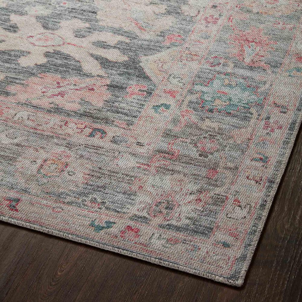 Loloi II Elysium 2&#39; x 5&#39; Graphite and Multicolor Runner, , large