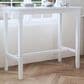 Linon Home Decor Claridge Bar Height Pub Table in Bright White - Table Only, , large