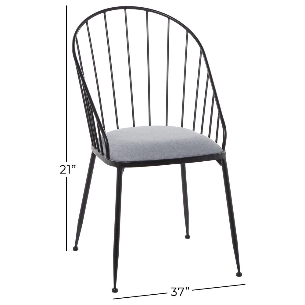 Maple and Jade Arm Chair in Black, , large