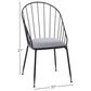 Maple and Jade Arm Chair in Black, , large