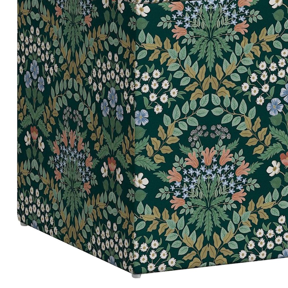Rifle Paper Co Crafted by Cloth &amp; Company Willie Storage Bench in Bramble Emerald, , large