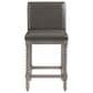 OSP Home Abbott 26" Counter Stool with Pewter Cushion in Brushed Grey, , large