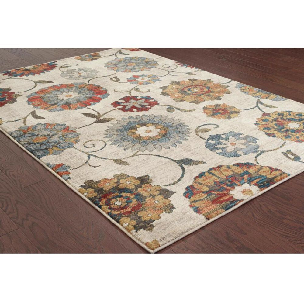 Oriental Weavers Sedona 6361A 9&#39;10&quot; x 12&#39;10&quot; Ivory Area Rug, , large