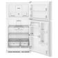 Whirlpool 21.3 Cu. Ft. Top Freezer Refrigerator with Total Coverage Cooling in White, , large