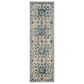 Safavieh Evoke EVK252C 2"2" x 5" Ivory and Blue Runner, , large