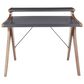 Lumisource Archer Desk in Grey/Walnut, , large