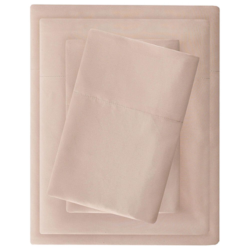 Hampton Park Madison Park 4-Piece Luxurious Brushed Microfiber Deep Pocket Full Sheet Set in Blush, , large