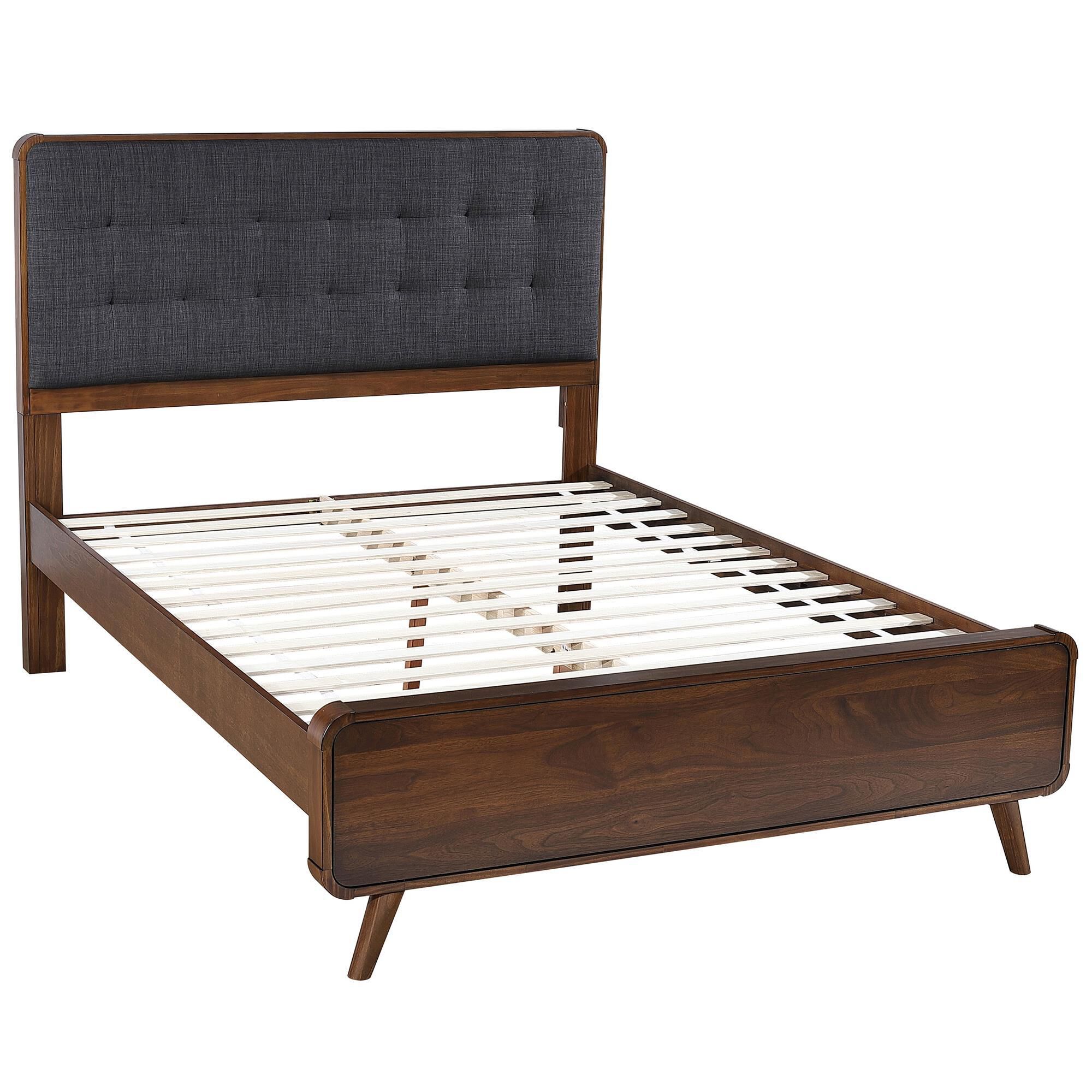 Pacific Landing Robyn King Bed in Dark Walnut