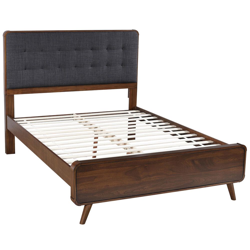Pacific Landing Robyn King Bed in Dark Walnut, , large