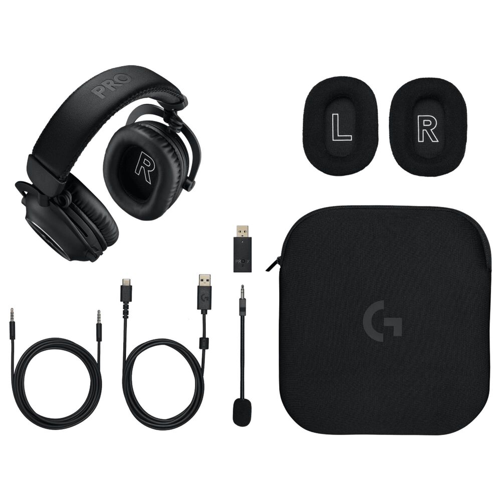 Logitech G Pro X 2 Lightspeed Wireless Gaming Headset in Black, , large
