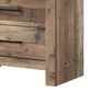 Crown Mark Elmer 2 Drawer Nightstand in Rustic Brown, , large