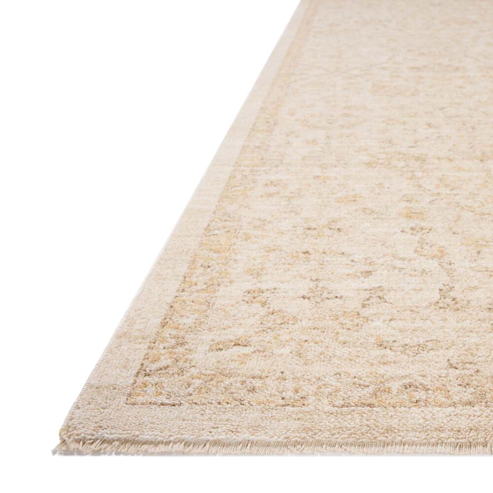 Chris Loves Julia x Loloi Palma Ivory and Sand 5'3" x 7'6" Area Rug, , large