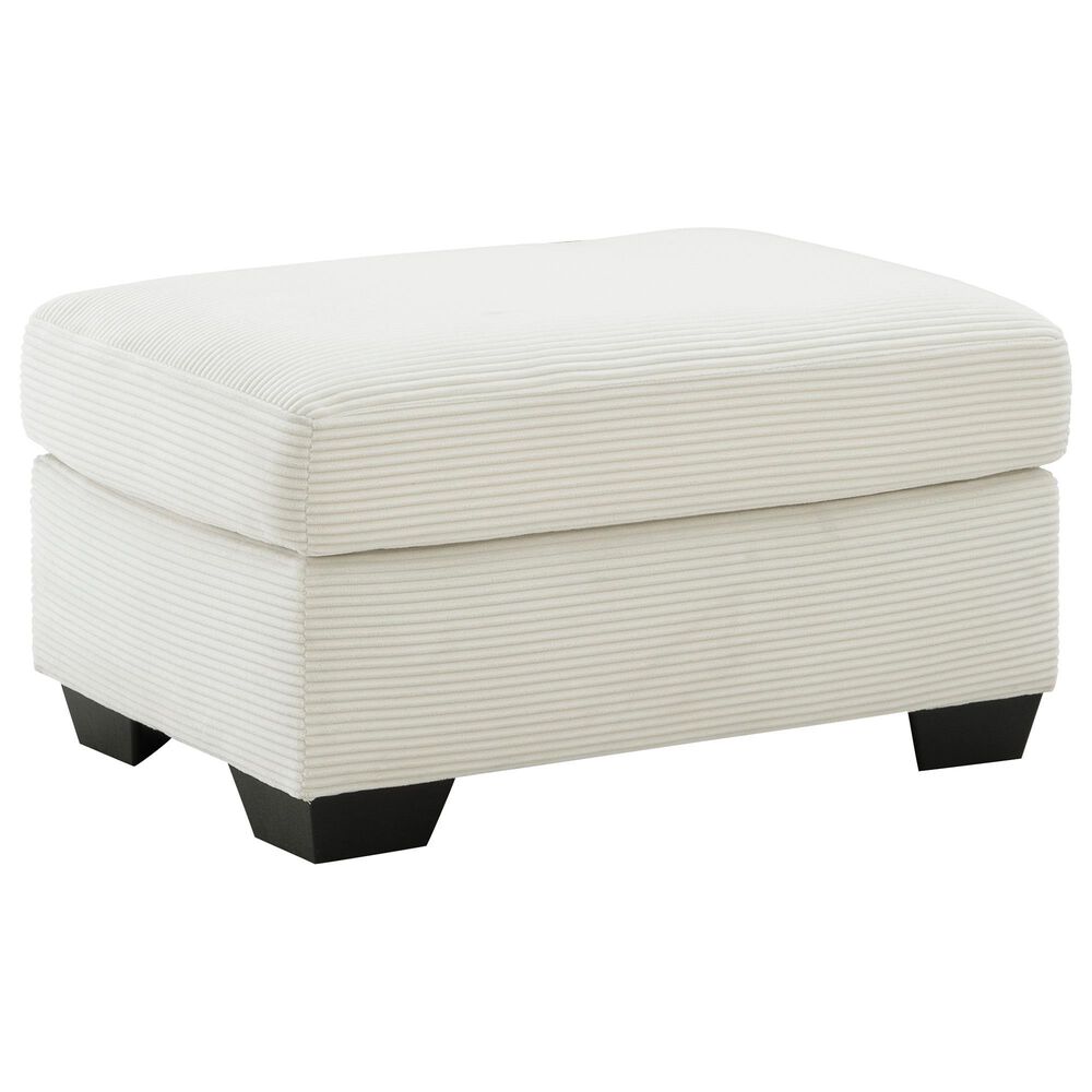 Ashley Greenbriar Ottoman in Ivory, , large