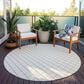 Dalyn Rug Company York 6" Round Ivory Indoor/Outdoor Area Rug, , large