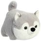 Aurora 10" Haze Husky Stuffed Animal in Grey and White, , large