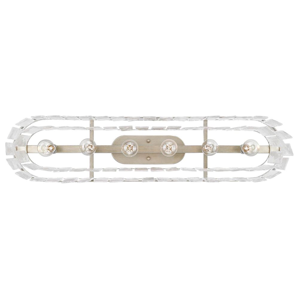 Golden Lighting Ciara 6-Light Linear Pendant in White Gold, , large