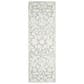 Safavieh Micro-Loop Floral 2"3" x 9" Grey and Ivory Runner, , large