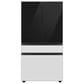 Samsung Bespoke Bespoke 4-Door French Door Refrigerator Top Panel in Charcoal Glass, , large