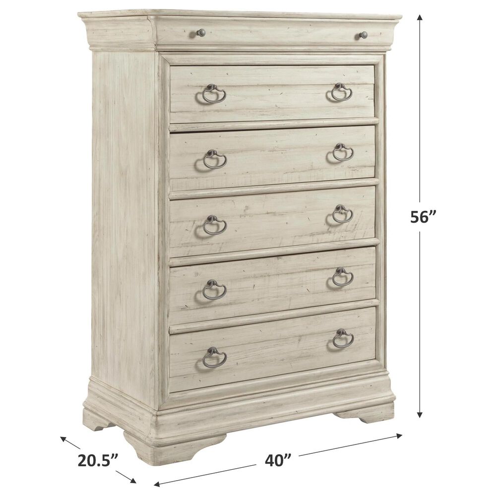 Kincaid Selwyn Prospect 6-Drawer Chest in Cottage White, , large