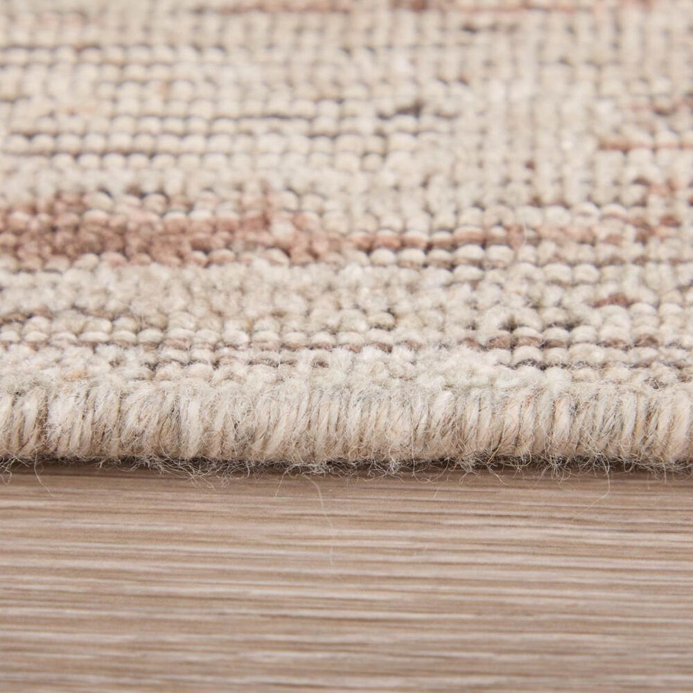 Feizy Loralai Taupe and Plum 5&#39; x 8&#39; Area Rug, , large