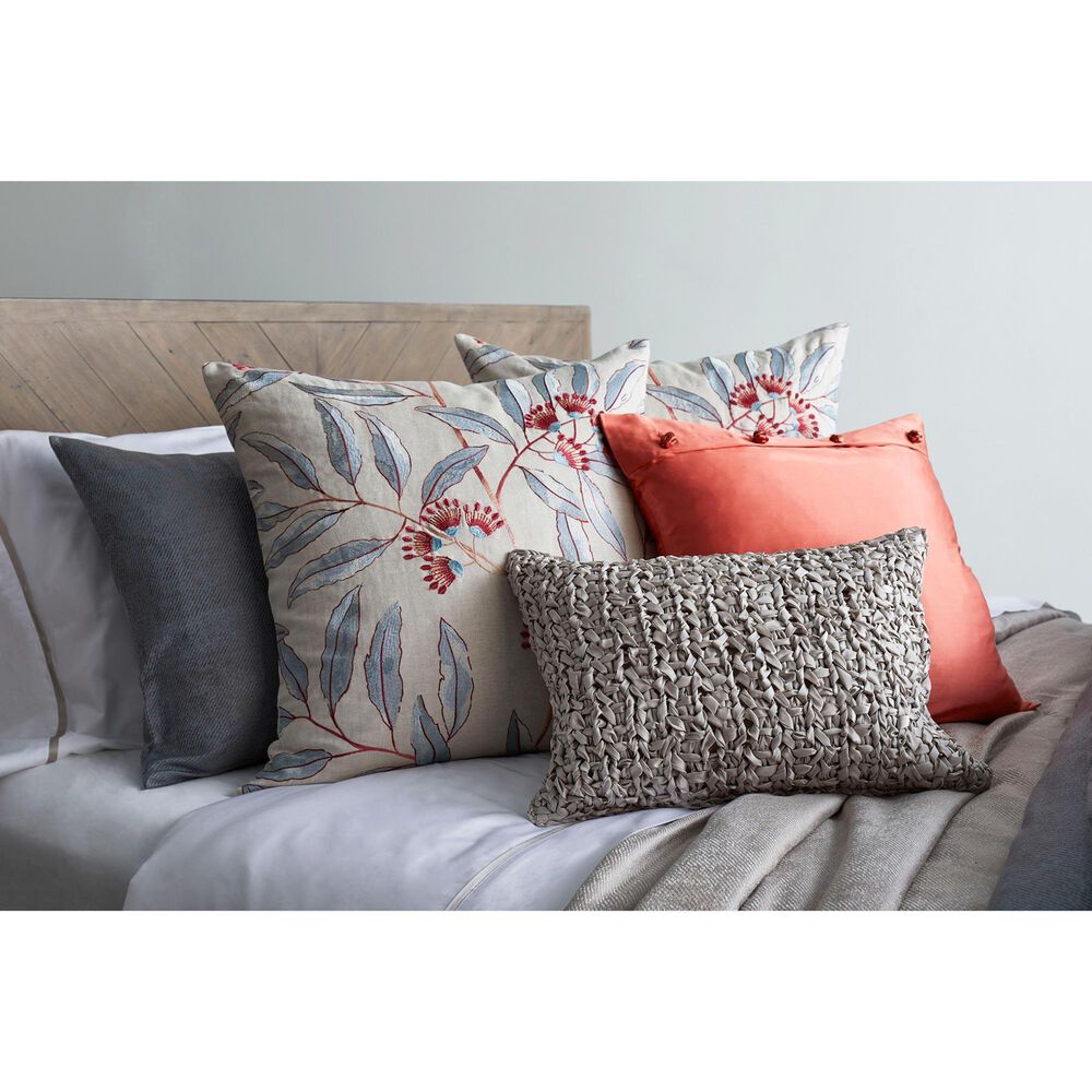 Ann Gish Linenberry 24" x 24" Square Throw Pillow in Blue, , large