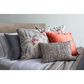Ann Gish Linenberry 24" x 24" Square Throw Pillow in Blue, , large