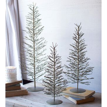 Kalalou Wire Tree in Grey (Set of 3), , large