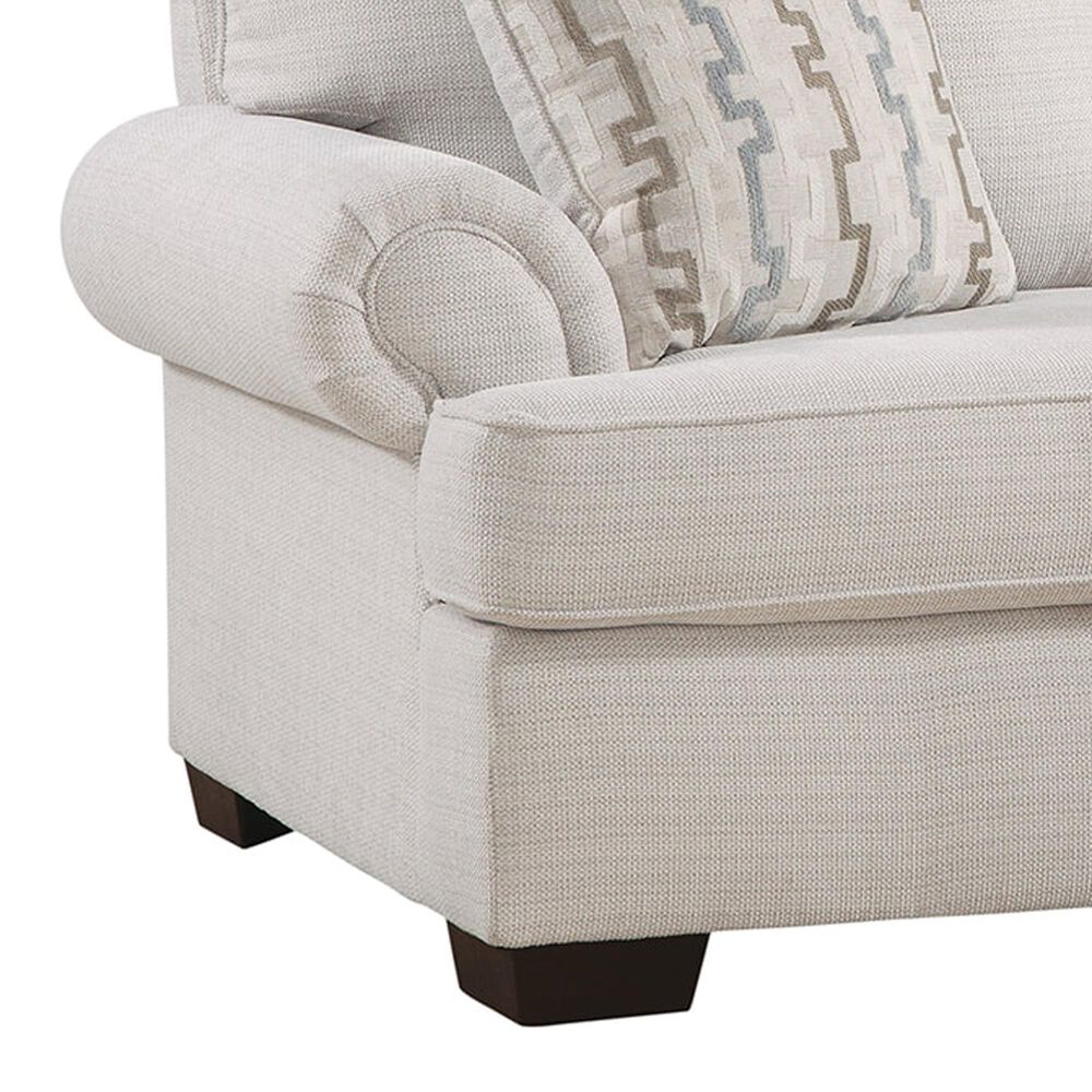 Northwestern Mallory 2-Piece Stationary Living Room Set in Chalk, , large