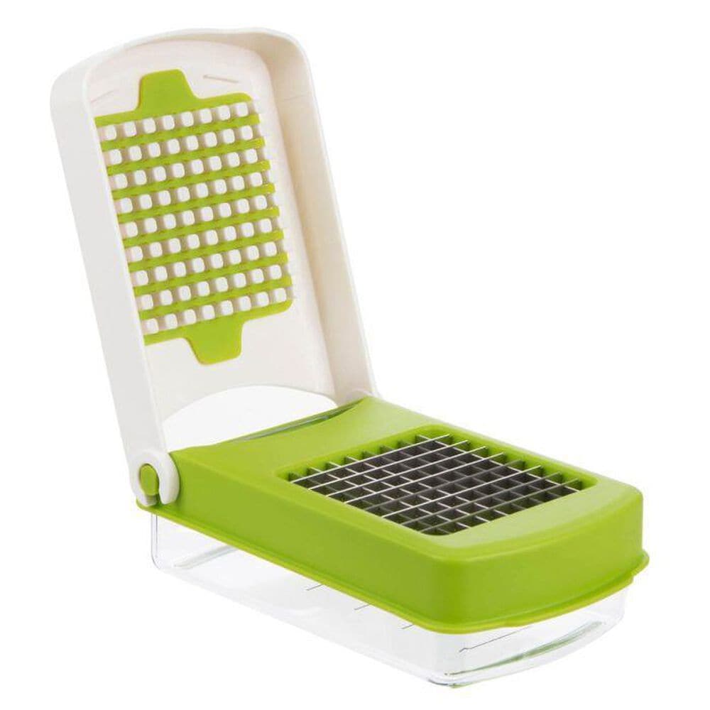 Progressive Compact Veggie Chopper in Green and White, , large